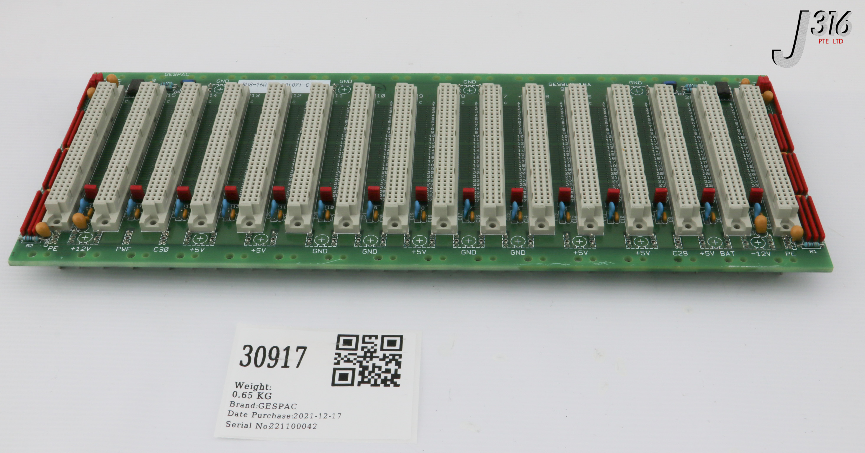 専用ページ❷ 30917 GESPAC PCB ASSY, 16-WAY BACKPLANE, GESBUS-16A 9550 | eBay